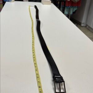 Men's Black Leather Belt